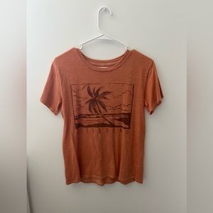 Coral surf shirt